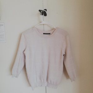 White sweater from Monoprix